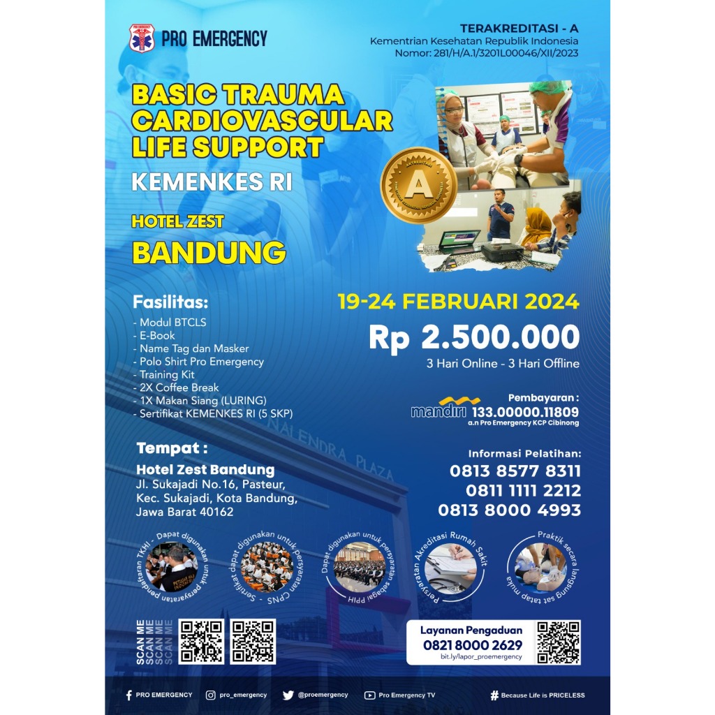 Jual Pro Emergency - Pelatihan BTCLS dan ACLS Kota Bandung | Shopee ...