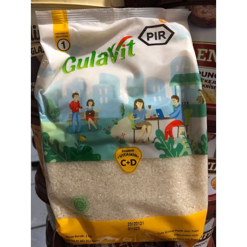 Jual Gulavit 1kg Gula Pasir Kemasan Gula Kuning Shopee Indonesia 7689