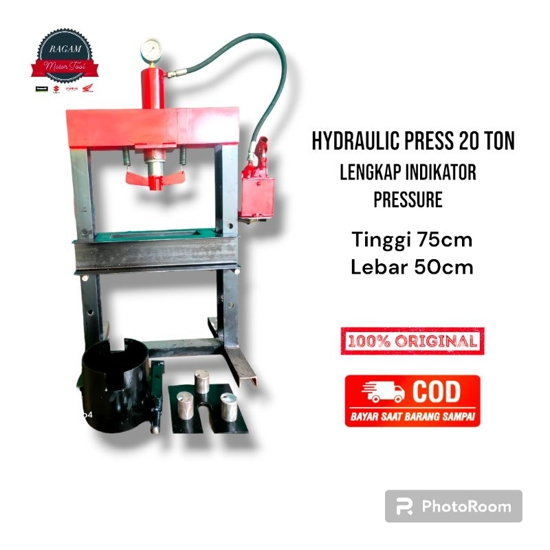 Jual Alat Press Hidrolik 20ton Full Accesoris Multifungsi Hydraulic Hand Press 20t Shopee 3112