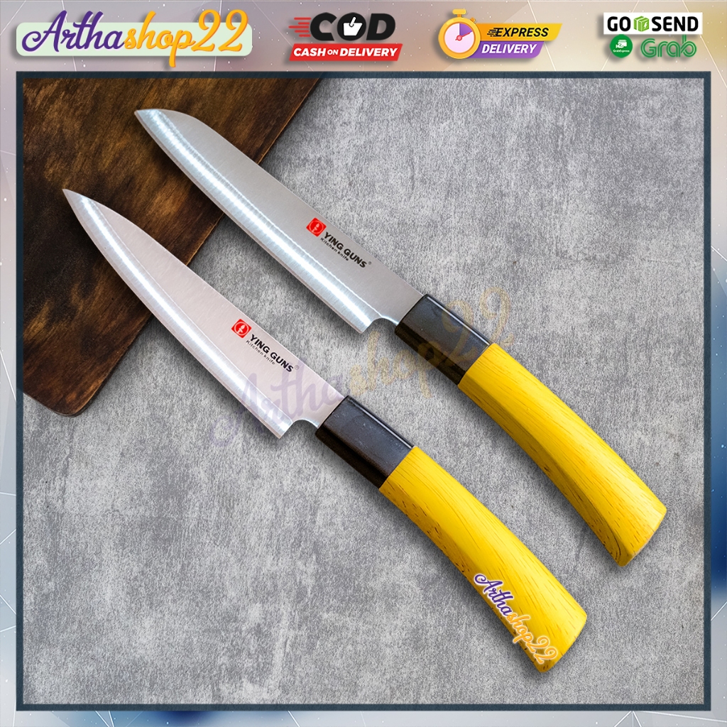 Jual Ying Guns Pisau Dapur 5 inci Chef Knife Pisau Buah Stainless Steel