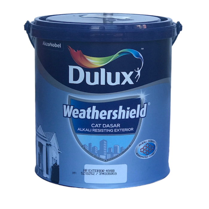 Jual Cat Dasar Eksterior Dulux Weathershield Alkali Restisting Exterior 25 Ltr Shopee Indonesia 3413