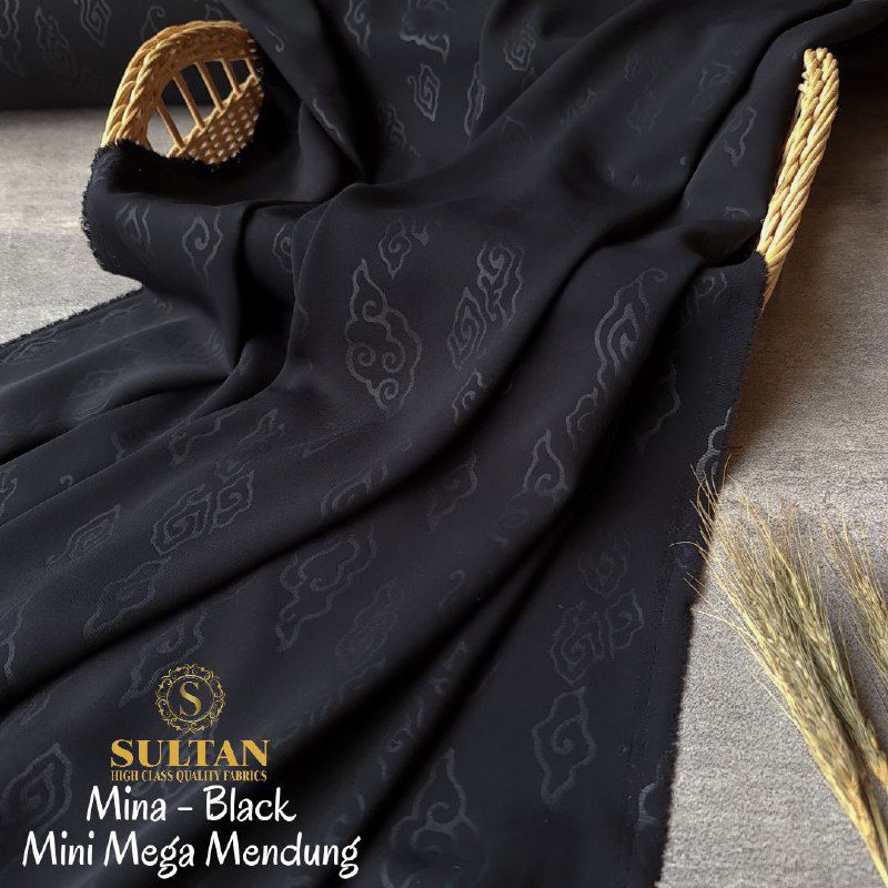 Jual Mina anti uv black (hitam normal) emboss + Tartan + mini mega ...