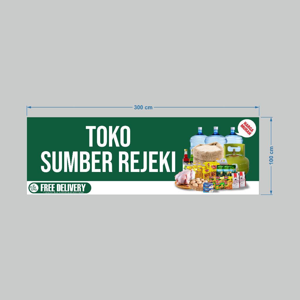 Jual Banner Sembako Banner Kelontong Spanduk Toko Spanduk Warung