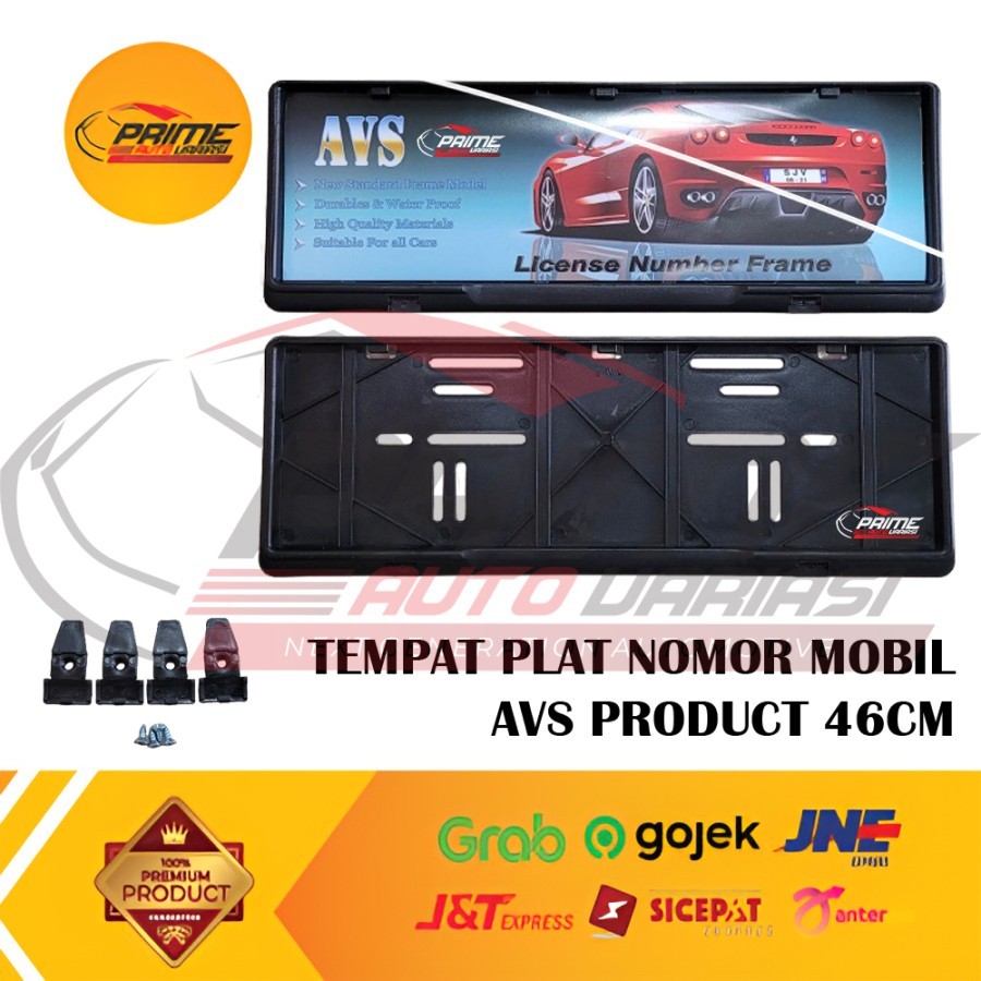 Jual Frame Plat Tempat Nomor Polisi Dudukan Plat Nopol Mobil Cm Set Baru Avs Shopee Indonesia