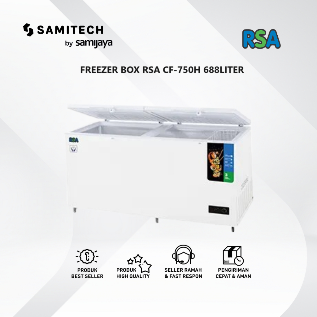 Jual FREEZER BOX RSA CF-750H CF 750H 688LITER | Shopee Indonesia