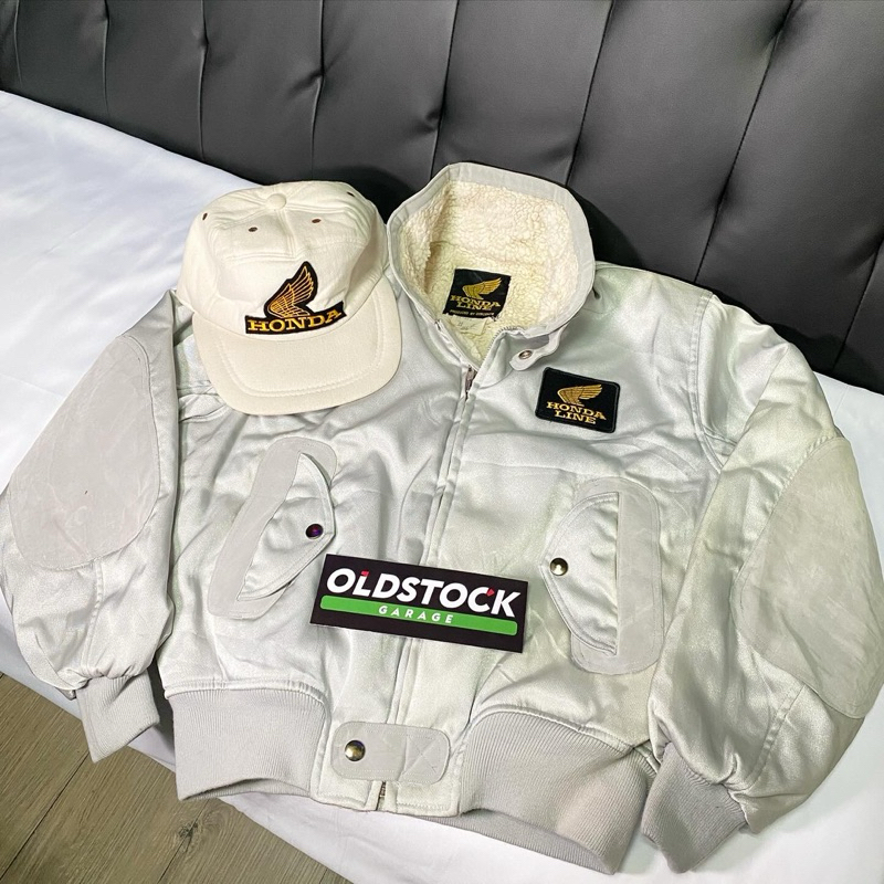 Jual Jacket Racing Vintage Original Honda Line + Topi Vintage Honda ...