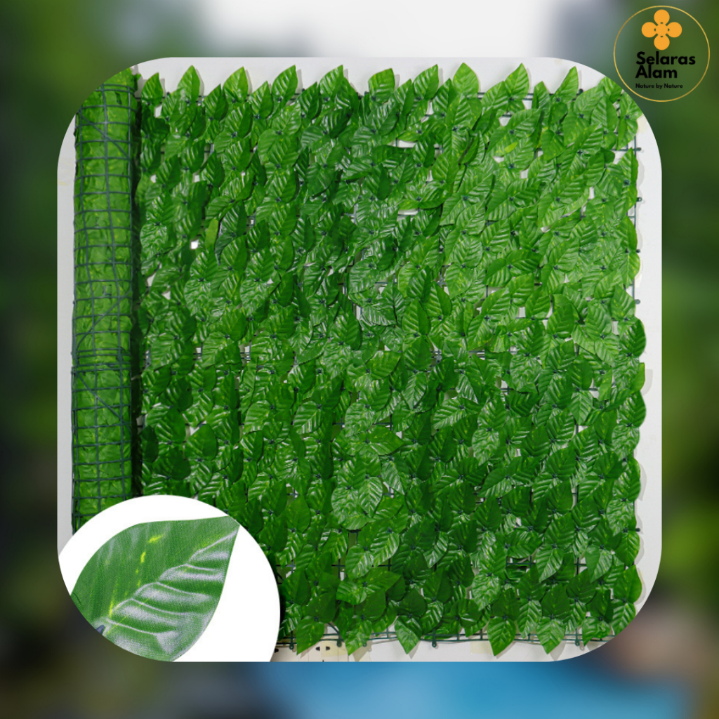 Jual Pagar Tanaman Sintetis Daun Rambat Sintetis 100 Cm X 300 Cm