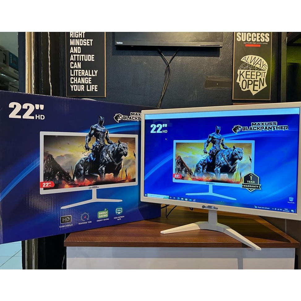 Jual KODE F49B MONITOR LED 22 INCH DAN LED 19 INCH WHITE DAN BLACK ...