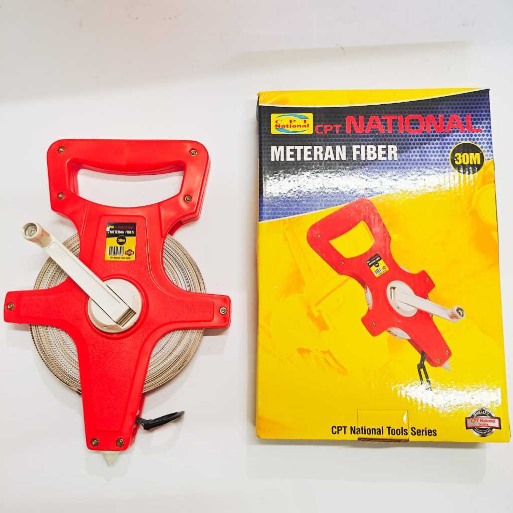 Jual Meteran Fiber CPT National 30M Meteran Tancap Meteran Tanah ...