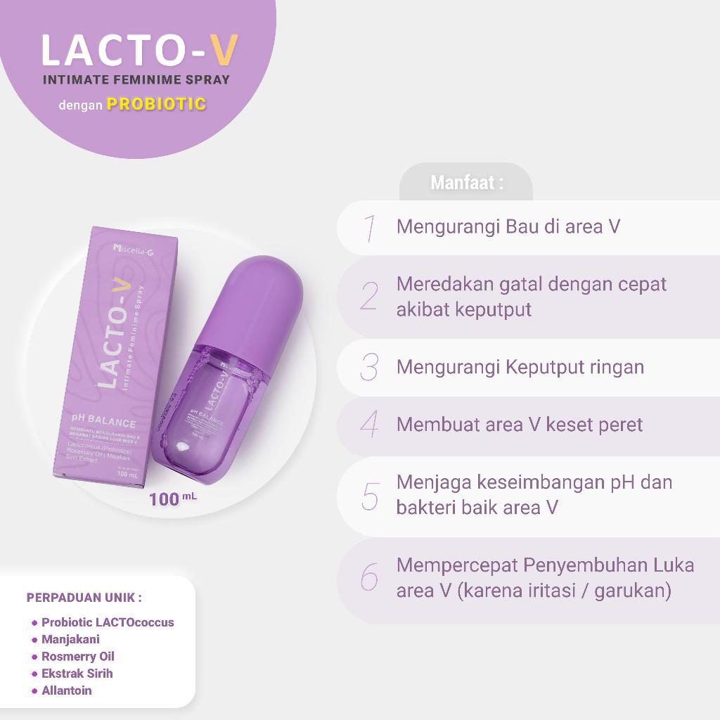 Jual Miscella-G LACTO-V SPRAY Miss V Penghilang Bau, Gatal dan ...