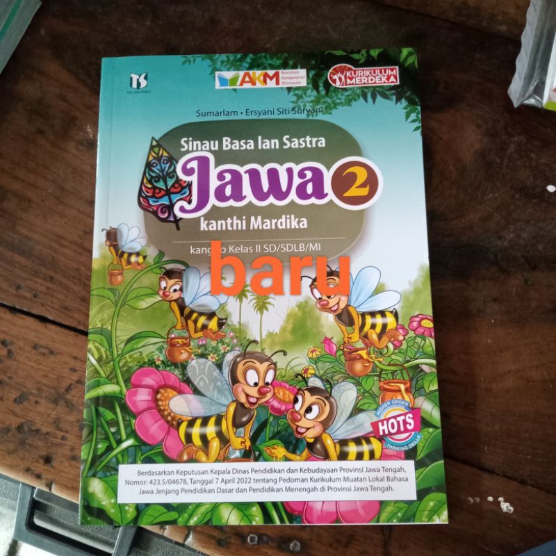 Jual Buku Sinau Basa lan Sastra Jawa 2 kanthi Mardika kanggo Kelas II 2 ...
