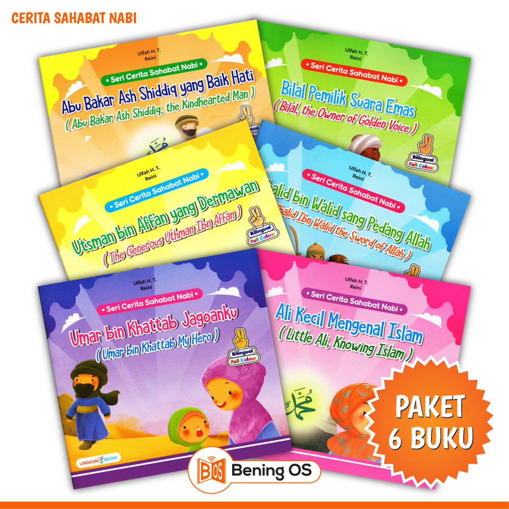 Jual Paket 6 Buku Seri Cerita Sahabat Nabi Buku Anak Lm Shopee