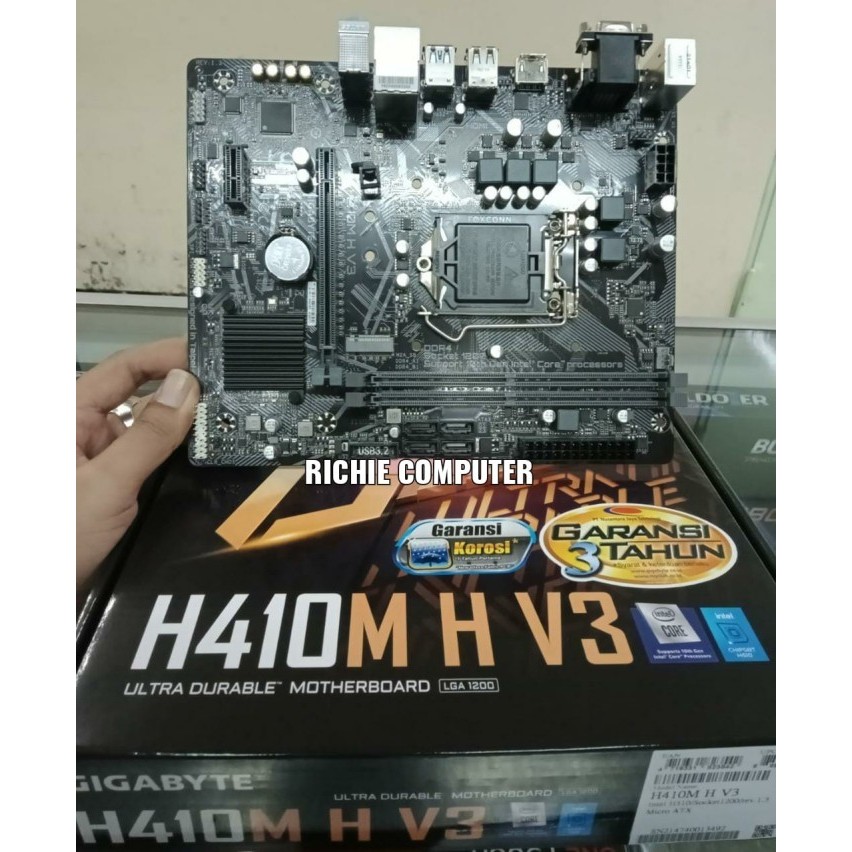 Jual gigabyte h410m h v3 motherboard | Shopee Indonesia