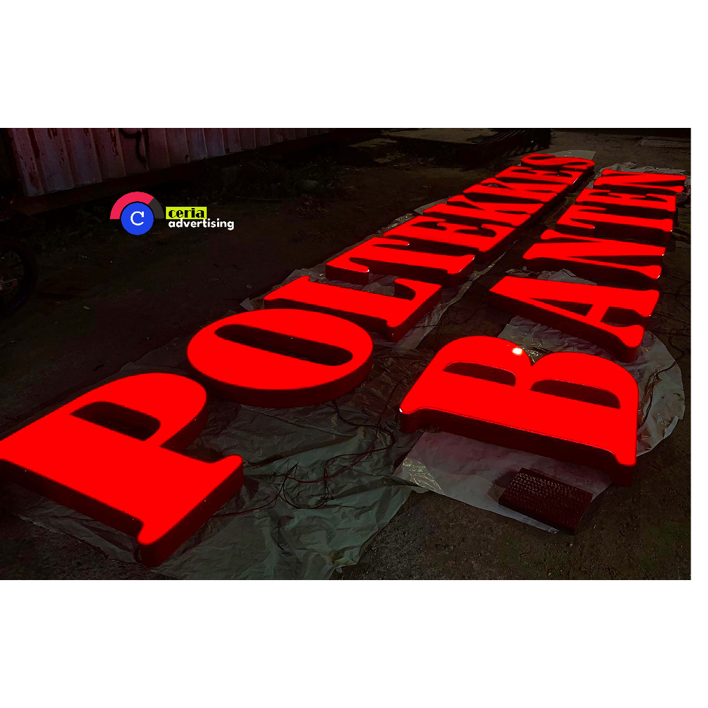 Jual Huruf Timbul / Letter Sign / Neon Box / Reklame | Shopee Indonesia