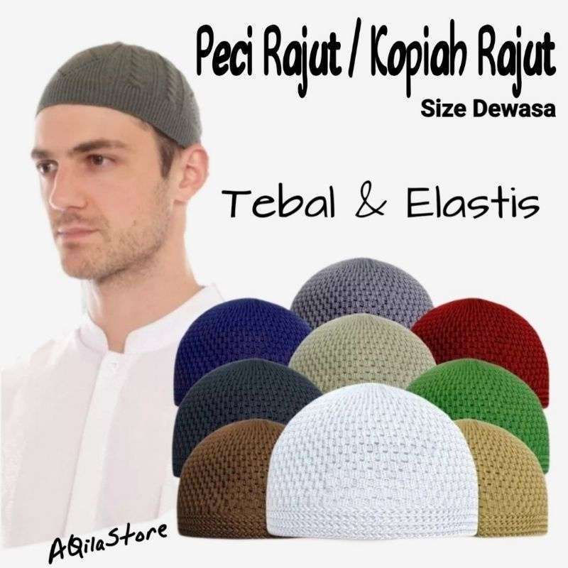 Jual PECI RAJUT PREMIUM - Uk. Dewasa All Size Super Tebal Motif Nanas ...