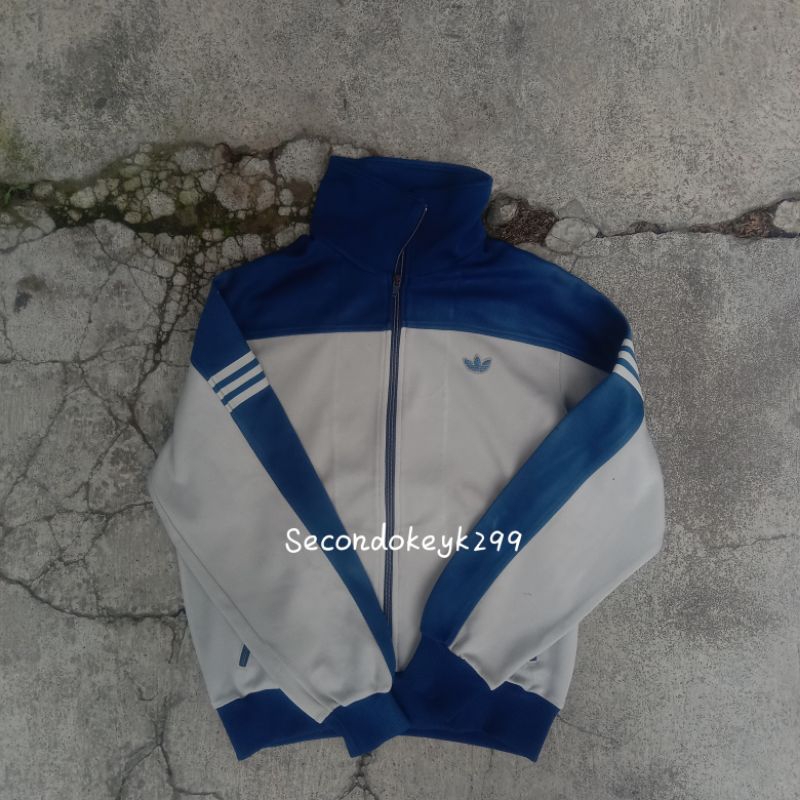 Veste Cycliste Vintage Colombi Années 80 - Coupe-vent Haute Visibilité - Taille XL