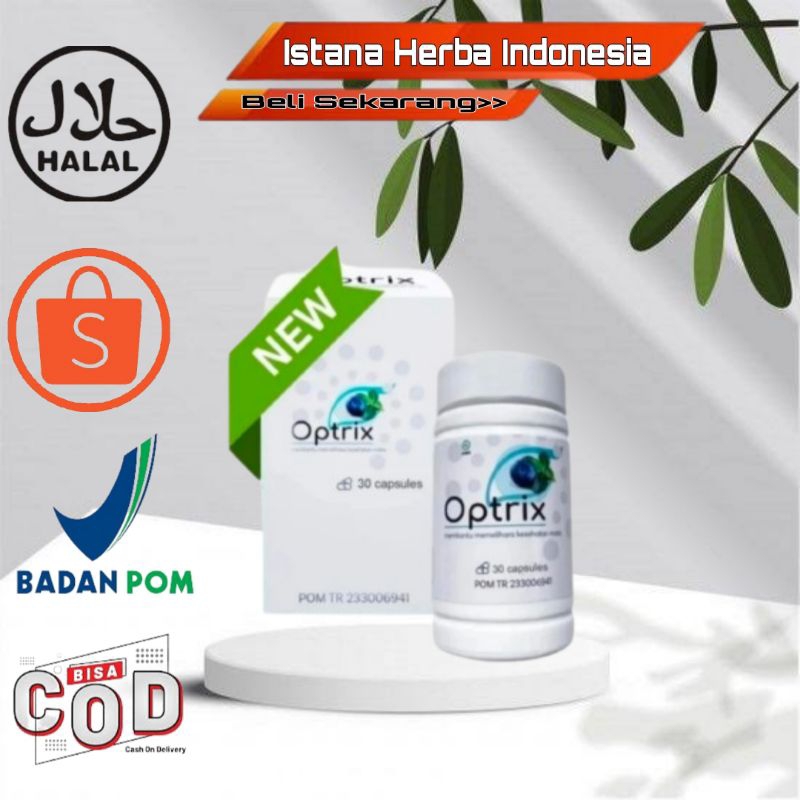 Jual Optrix Asli Indonesia Obat Herbal Mata Minus Plus Rabun Silinder Katarak Isi Tablet