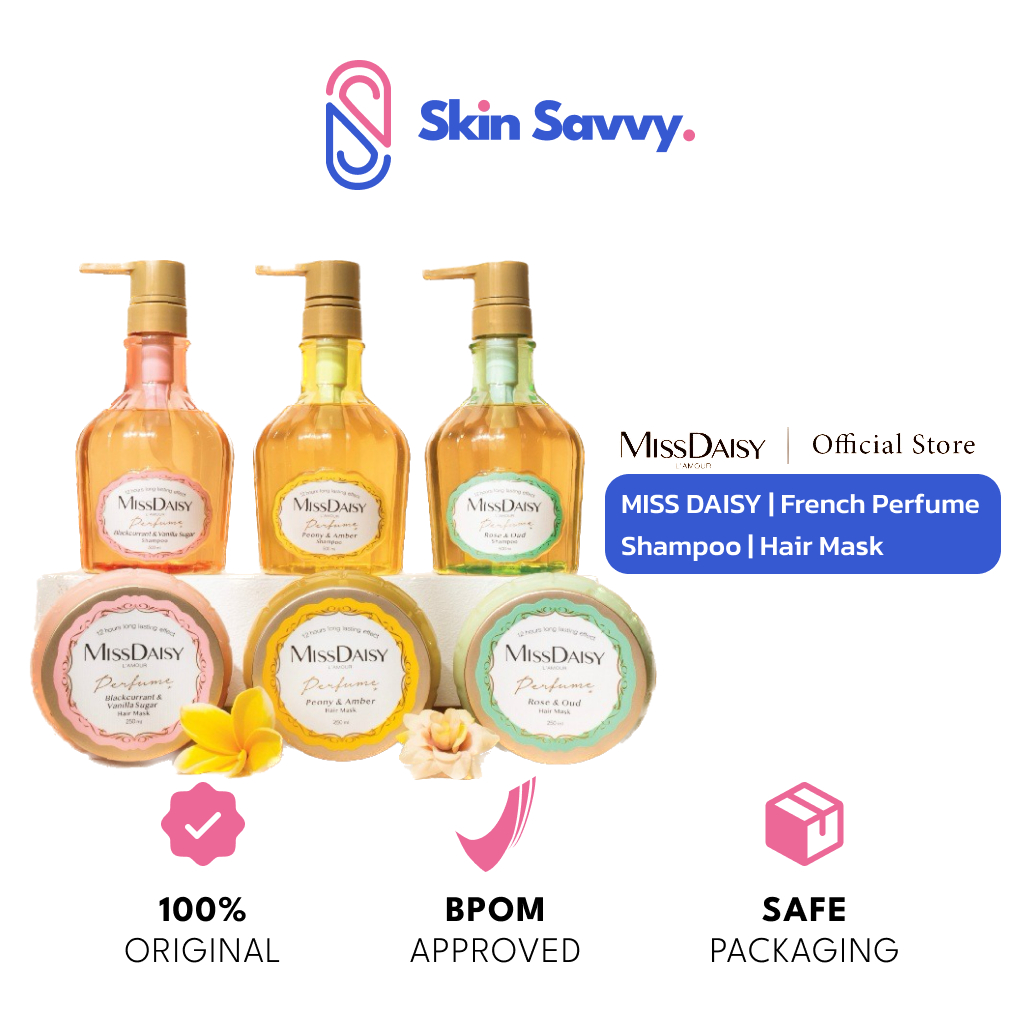 Jual Miss Daisy French Perfume Shampoo French Perfume Hair Mask Anti Rontok Lepek Wangi 12 