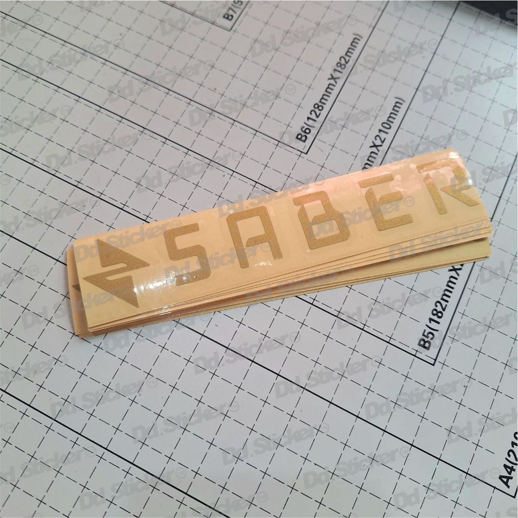 Jual Sticker Saber Industries Size 15cm (Cutting Sticker) | Shopee ...