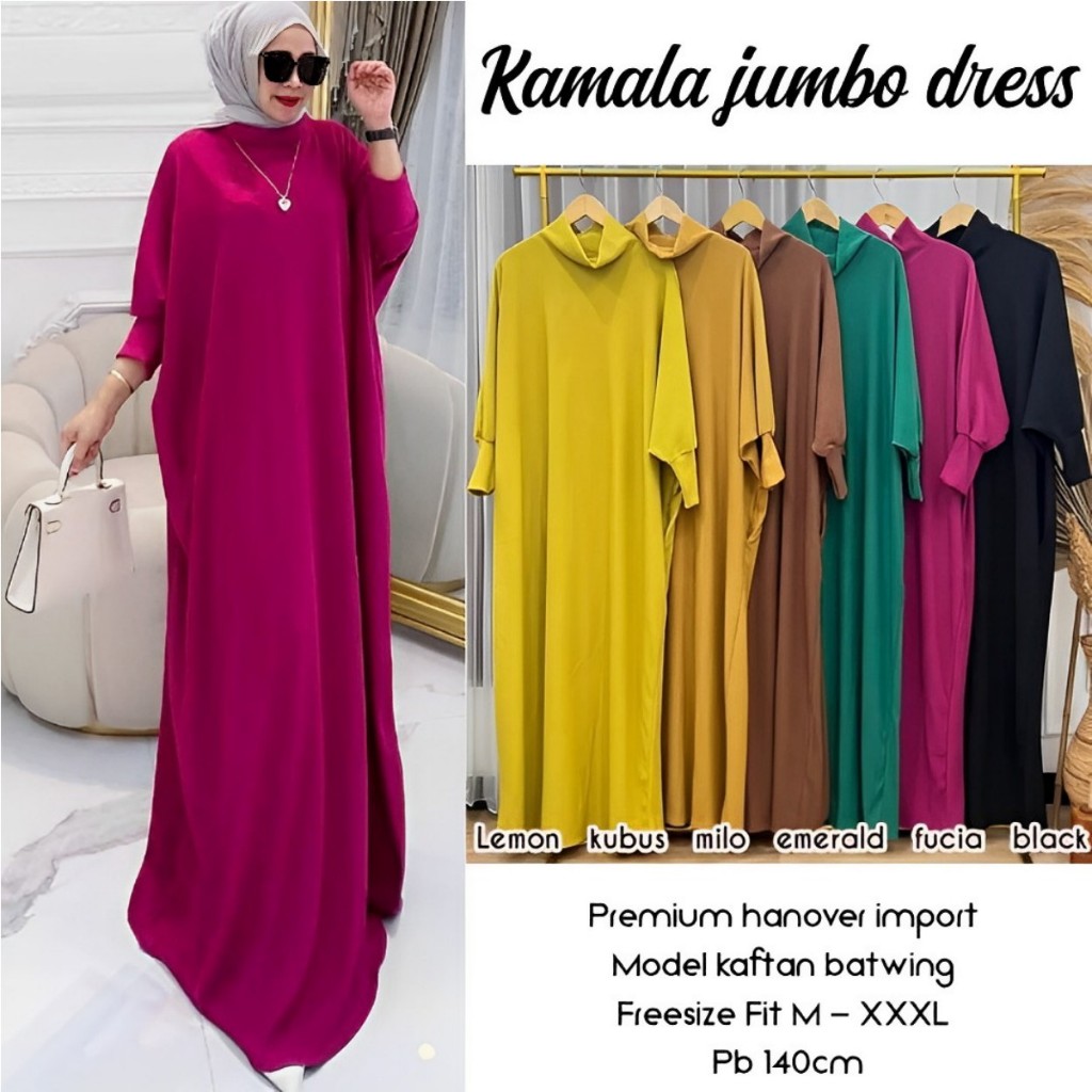 Jual Gamis Kaftan Knit Batwing / Over Size Kaftan Dress Model Kalong ...