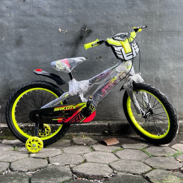 Jual PROMO Sepeda BMX Anak 18 Sakoni Leonidas Ban 2.50 | Shopee Indonesia