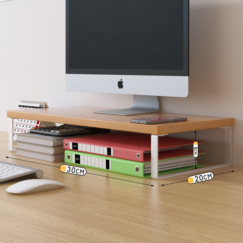Jual IH Stand Monitor Rak Monitor Desktop Dudukan Komputer Kayu Rak ...