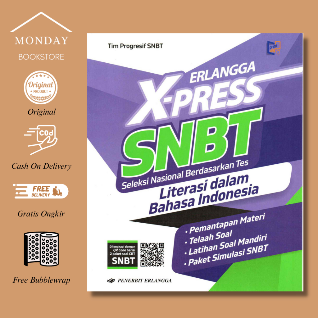 Jual ERLANGGA XPRESS SNBT LITERASI DLM BHS INDONESIA by TIM PROGRESIF SNBT Shopee Indonesia