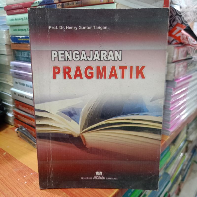 Jual Buku Pengajaran Pragmatik Penulis Prof Dr Henry Guntur Tarigan