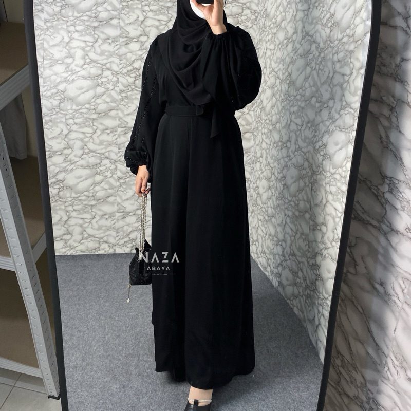 Jual AURORA ABAYA FURSAN Gamis Dress cantik Elegant Simple Shopee Indonesia