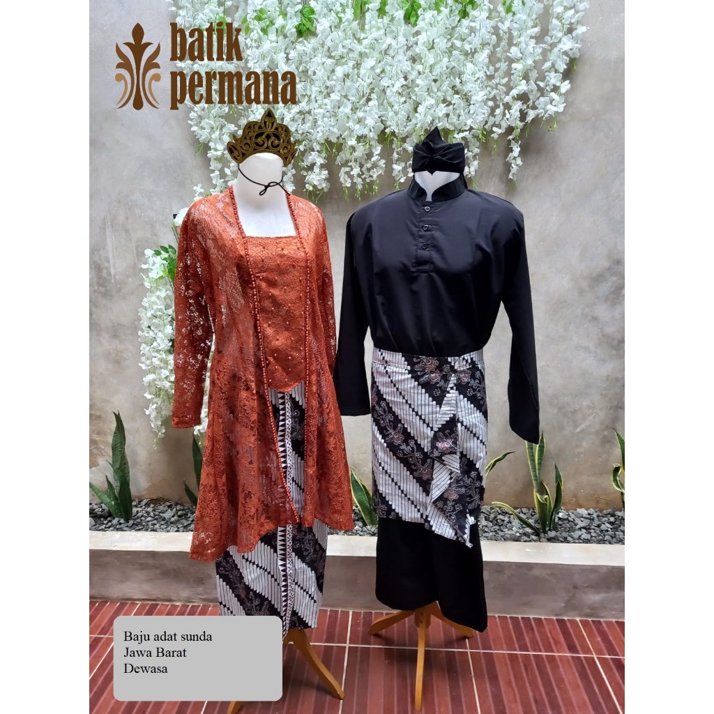 Jual Baju adat sunda jawa barat size dewasa lengkap | Shopee Indonesia