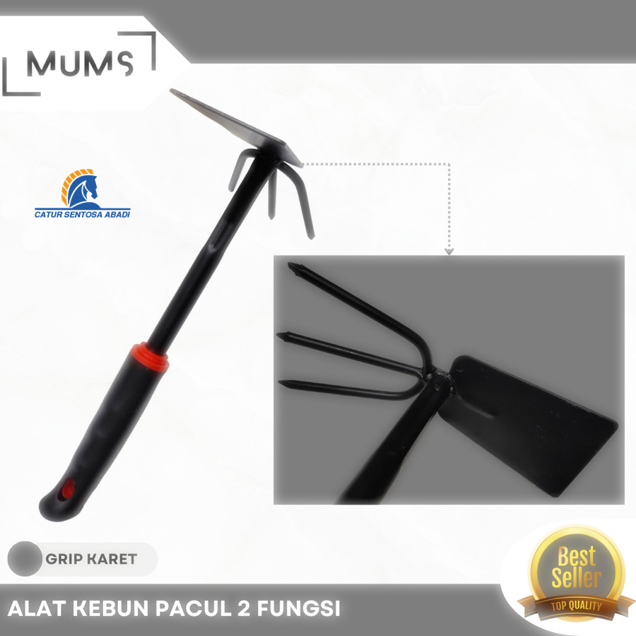 Jual Alat Kebun 2 Fungsi Garpu Cangkul Pacul Garukan Tanah Tanaman ...