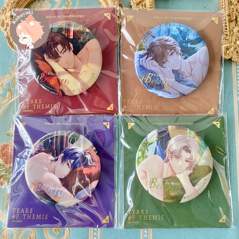 Jual Official Tears of Themis Limited Where the Heart Belongs badge pin ...