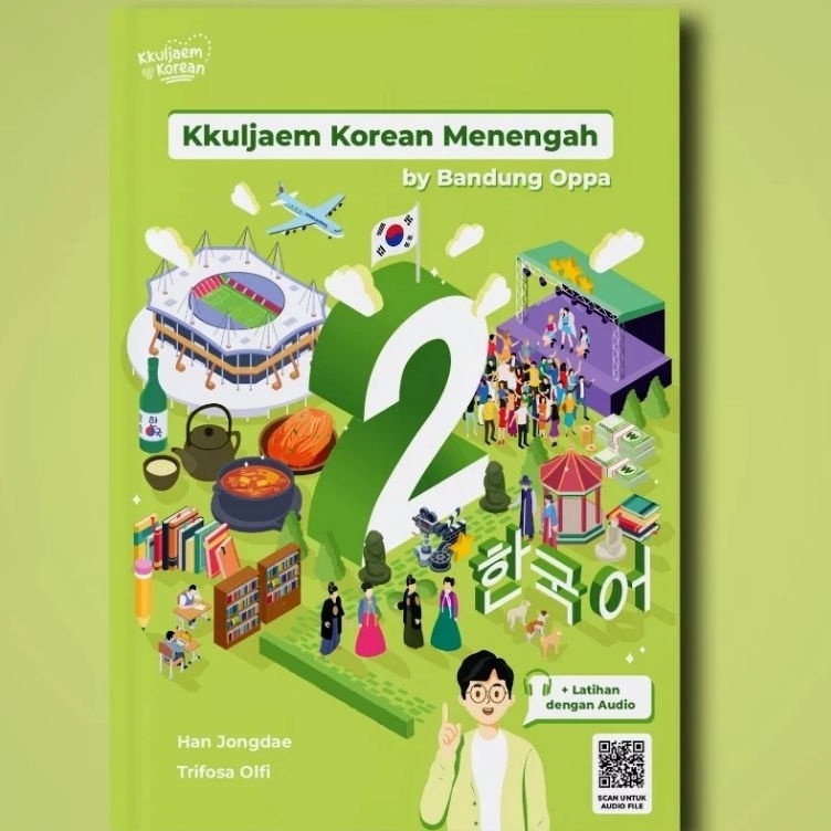 Jual ART W46P Buku Bahasa Korea Kkuljaem Korean Dasar Mahir Bahasa ...