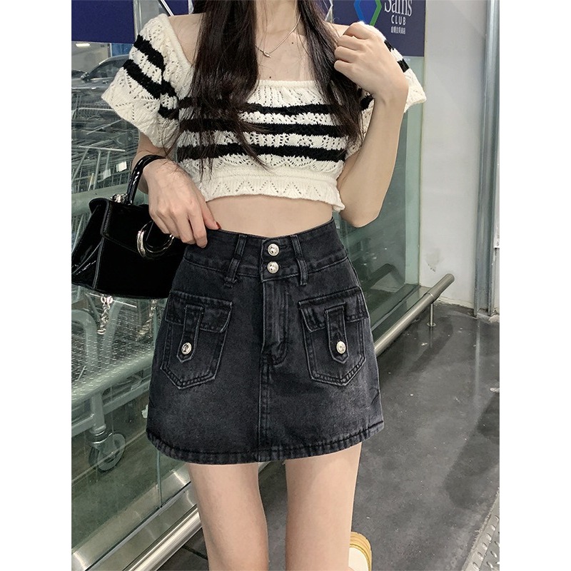 Jual ROK CARGO MINI / ROK PENDEK DOUBLE BUTTON [676]-R011 | Shopee ...
