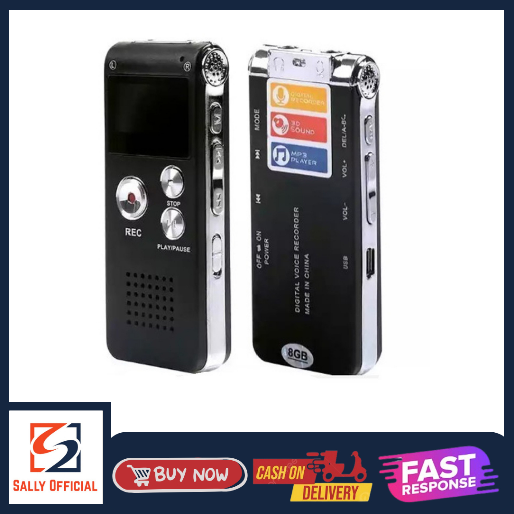 Jual Alat rekam Suara Portable Digital Audio Voice Recorder Recording ...
