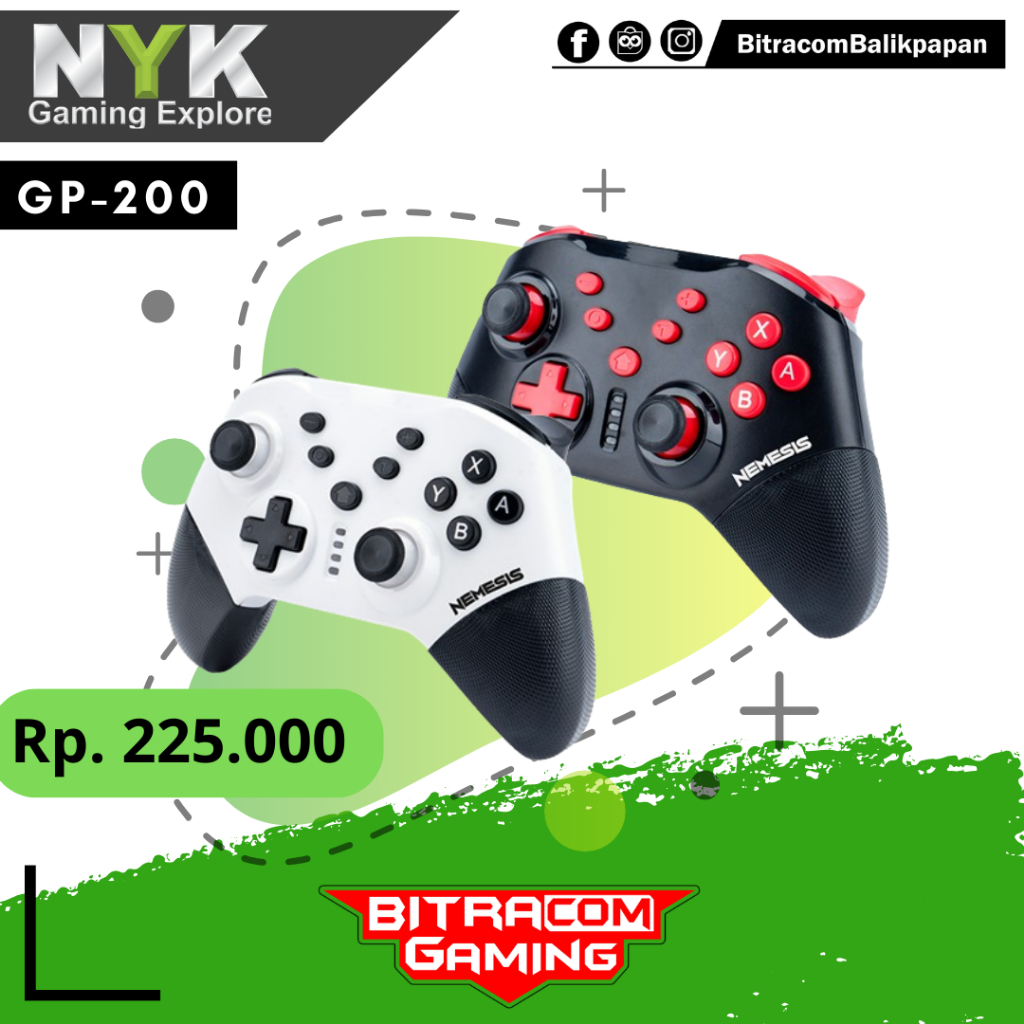 Jual Nyk Rogue Gp Wireless Bt Gamepad White Shopee Indonesia