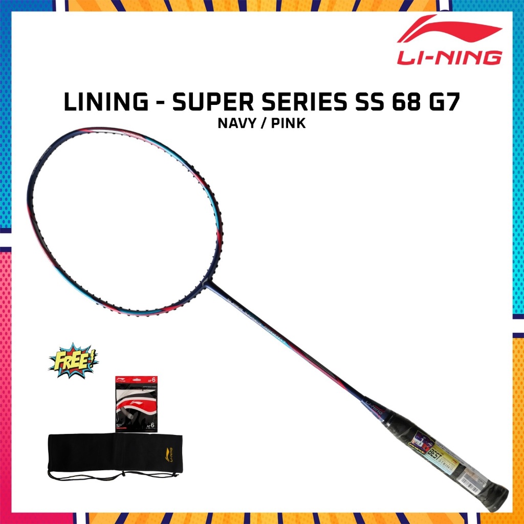 Jual Raket Badminton Lining - Super Series / SS 68 - 78 - 88 - 98 G7 ...