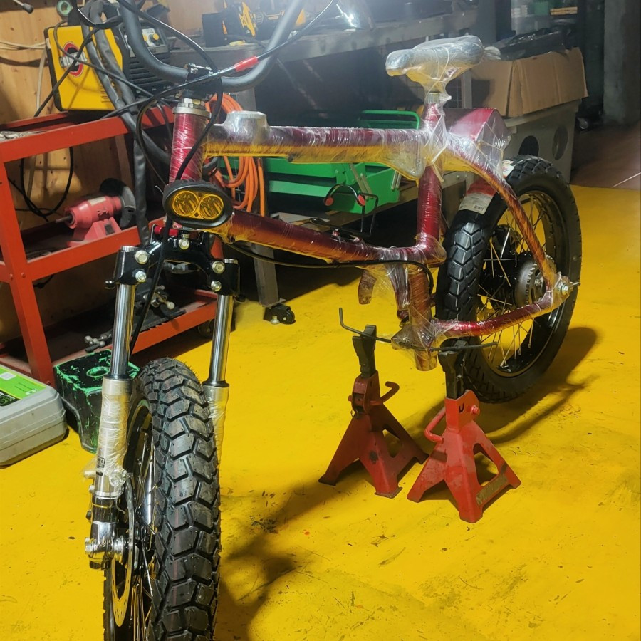 Jual Modifikasi Motor BMX Cub Frame Rigid Pre Order sesuai Pesanan