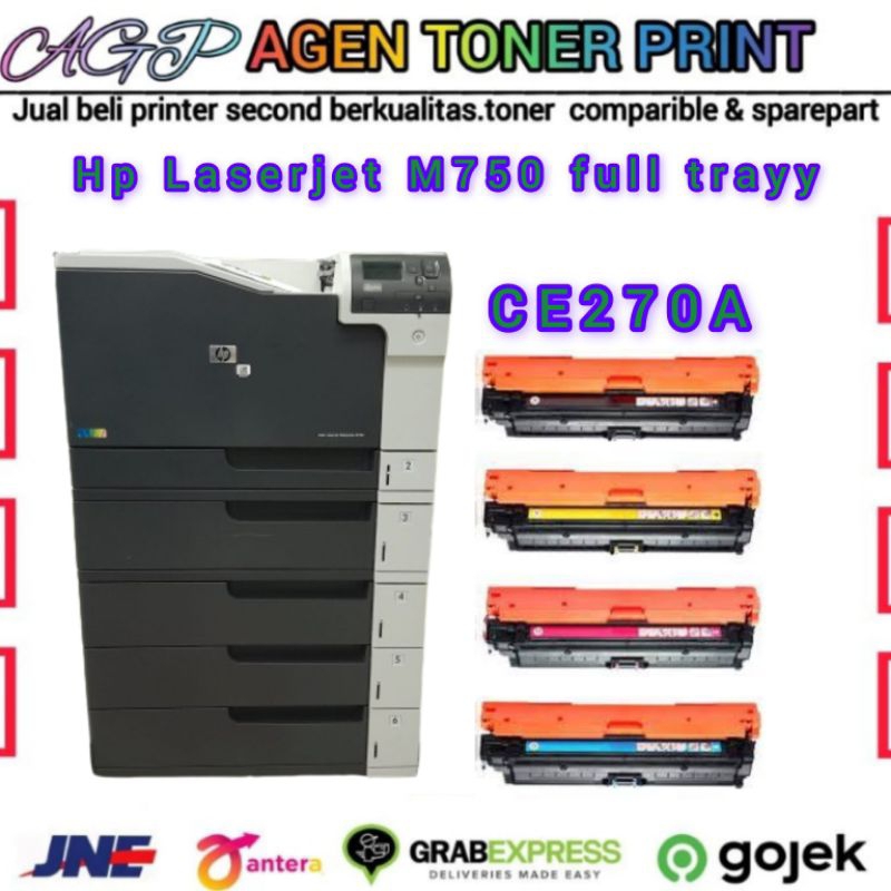 Jual Printer Hp Laserjet Enterprise M750dn Full Tray A3 Siap Pakai Shopee Indonesia 