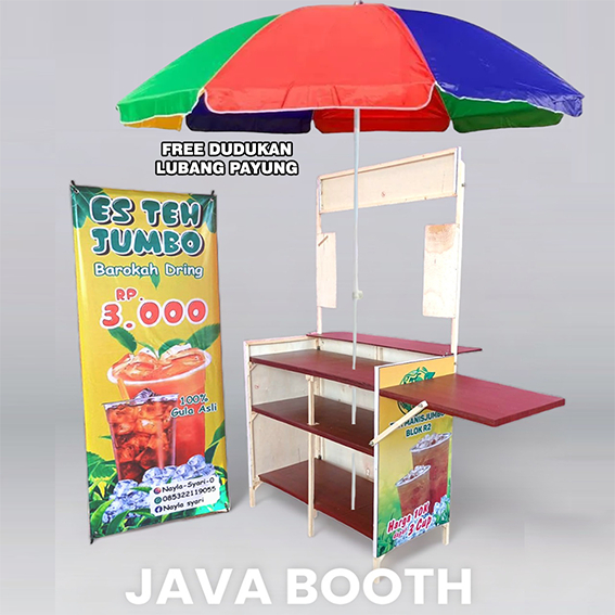 Jual Booth Portable Gerobak Lipat Meja Lipat Bisa Pakai Sayap Shopee Indonesia