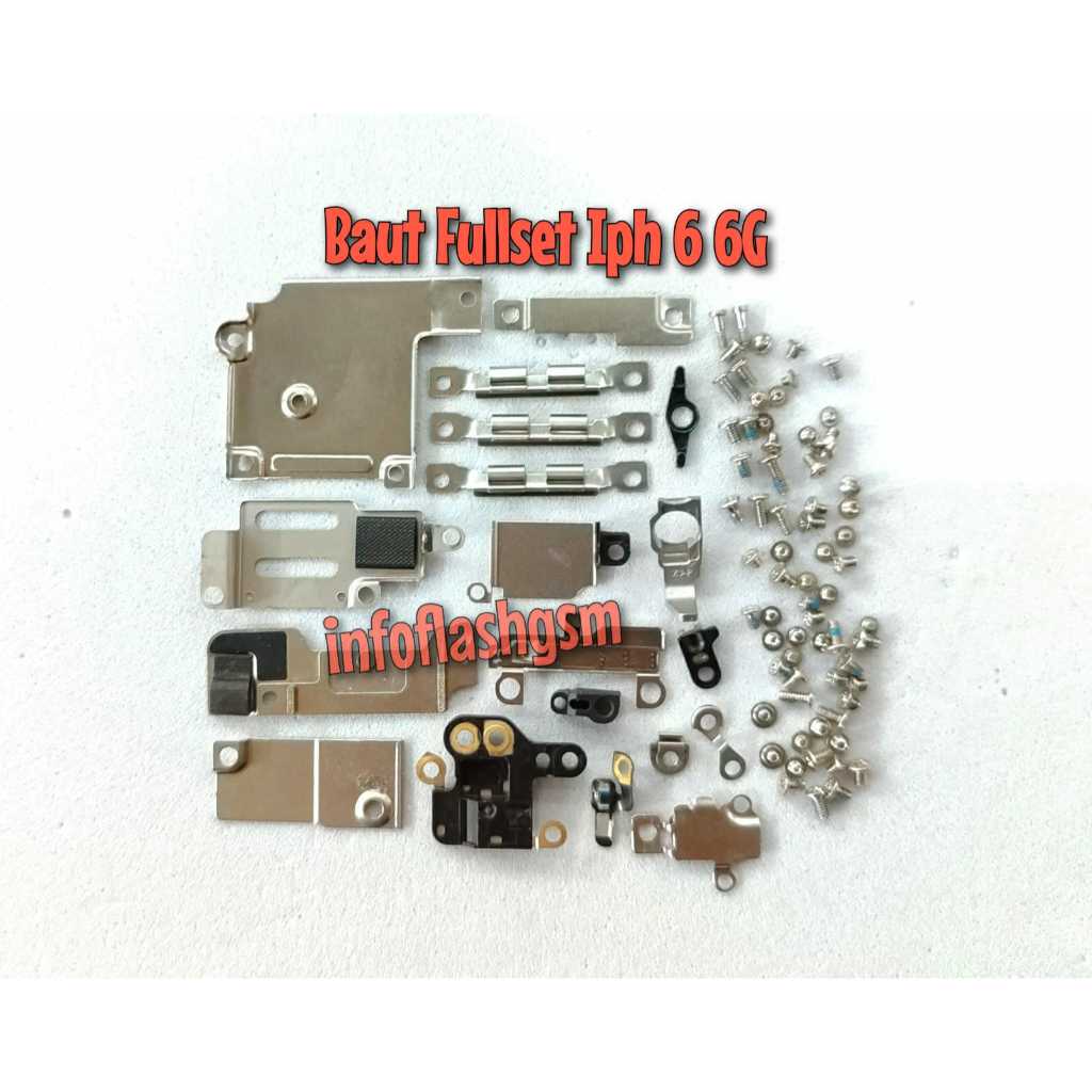 Jual Baut Seng Set Plat Kaleng Bracket Penutup Lcd Batre IPH 6 6s Plus ...