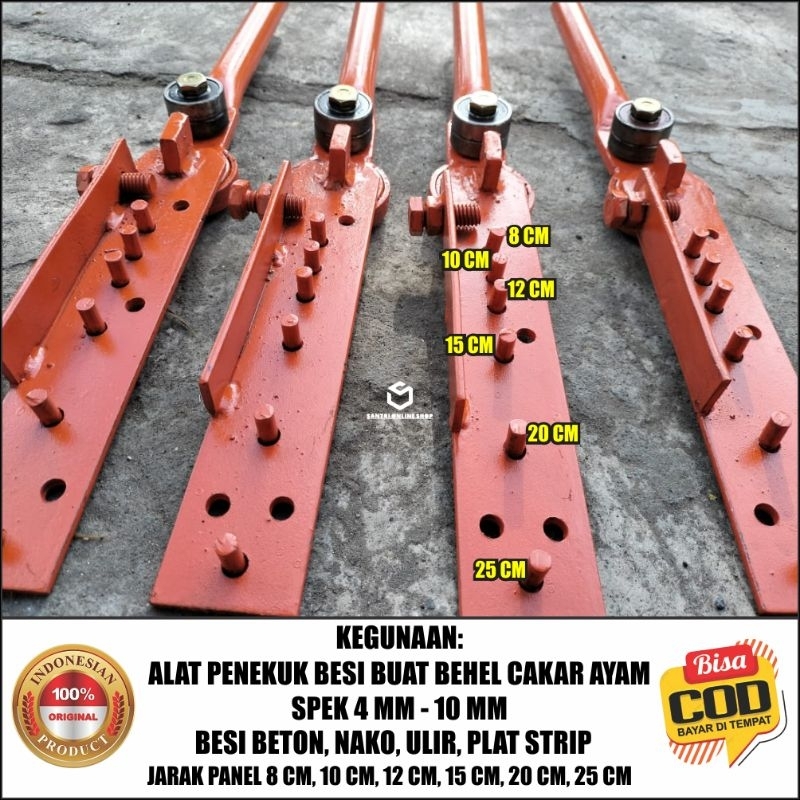 Jual [terbaru] Alat Tekuk Besi Beton Spek 4 12mm Penekuk Besi Begel