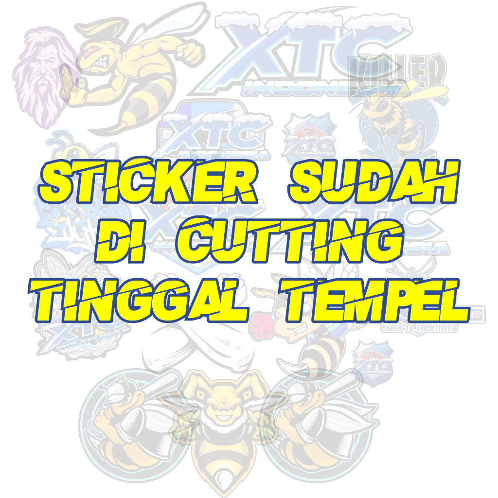Jual Stiker XTC indonesia Stiker xtc kembar Sticker xtc pelajar Stiker ...