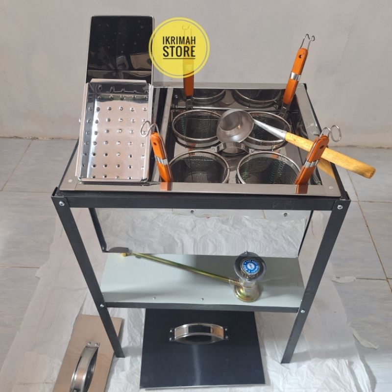 Jual dandang mie ayam 4 lubang set - panci mie ayam bakso 4 lubang ...