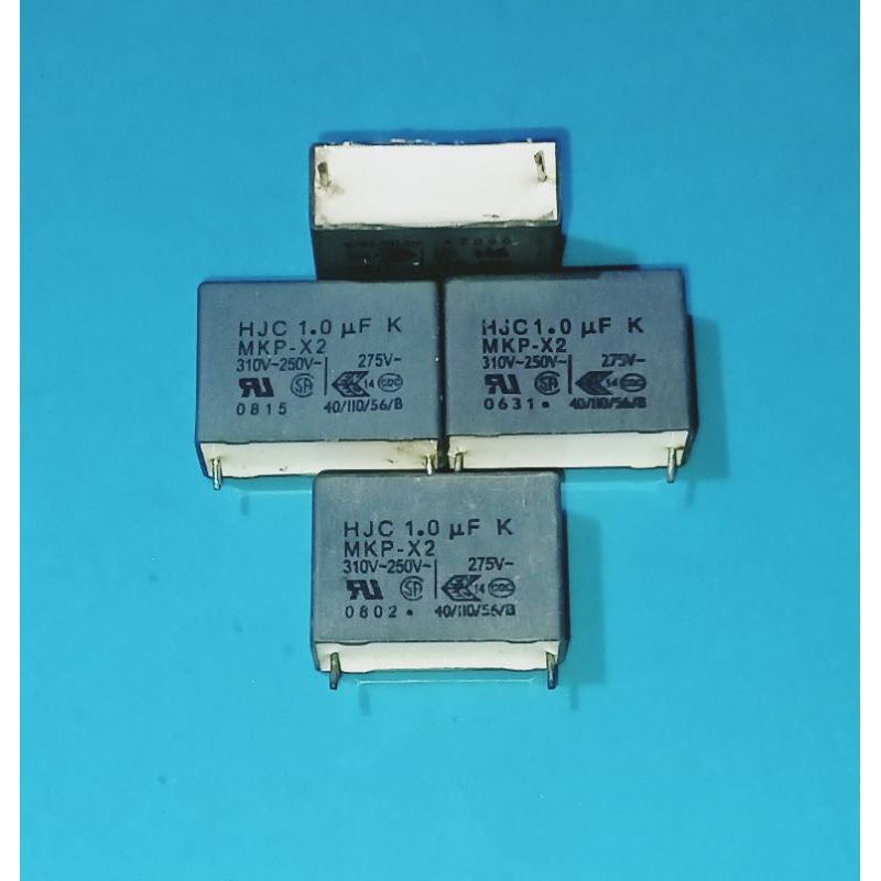 Jual kapasitor HJC 1.0uf K MKP-x2 310V-250V-275V- | Shopee Indonesia