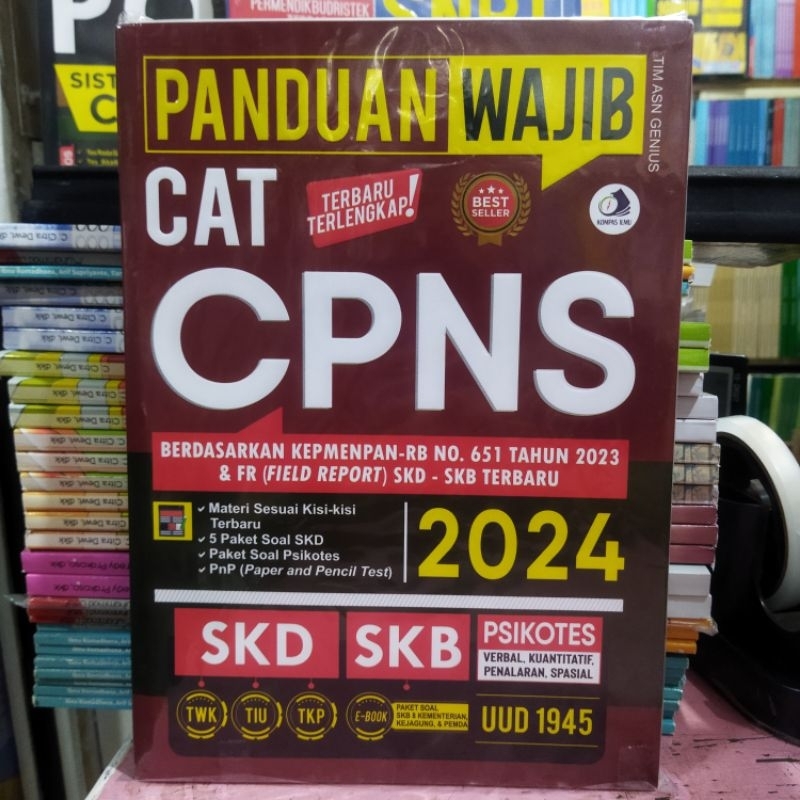 Jual PANDUAN WAJIB CAT CPNS 2024 SKD SKB PSIKOTES UUD 1945 | Shopee ...