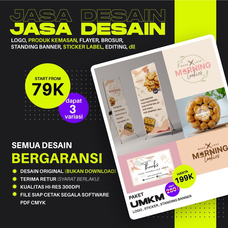 Jual JASA DESAIN LOGO MURAH TERBAIK / DESAIN PRODUK KEMASAN / DESAIN