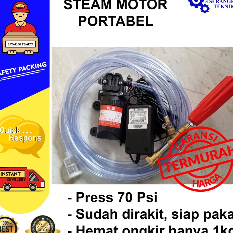 Jual Harga Istimewa Sp Alat Cuci Motor Mesin Stim Steam Jet Cleaner Pompa Dc Volt Shopee