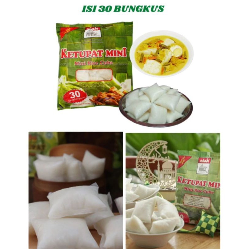 Jual Ketupat mini adabi isi 30 pcs | Shopee Indonesia