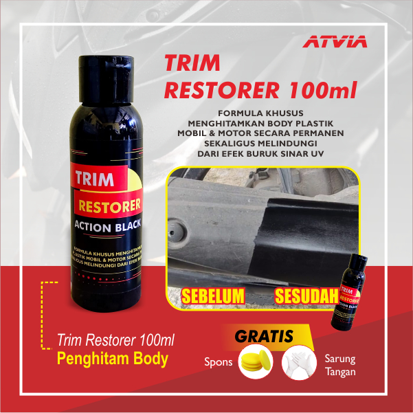 Jual Penghitam Body Kasar Motor And Mobil Permanen 100 Original I Trim Restorer Penghitam 7588